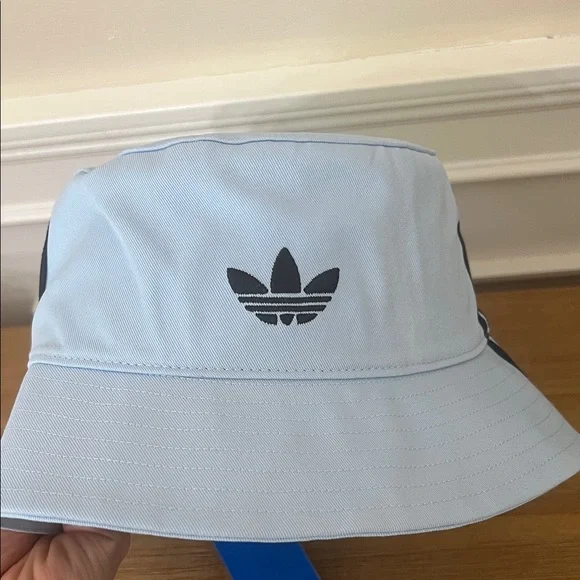 Adidas x Oasis Tour 3-Stripes Originals Bucket Hat Night Indigo M/L - Picture 6 of 6